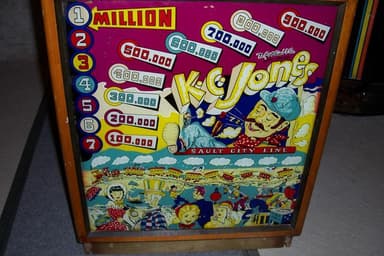 K. C. Jones backglass