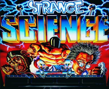 Strange Science backglass