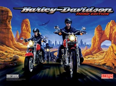 Harley-Davidson (3rd Edition) backglass