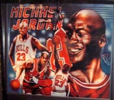 Michael Jordan backglass