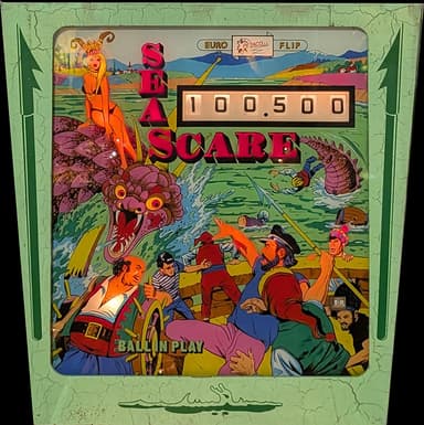 Sea Scare backglass