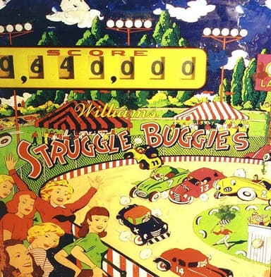 Struggle Buggies backglass