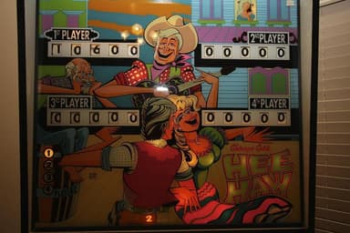 Hee Haw backglass
