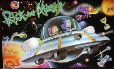 Rick and Morty (SE) backglass