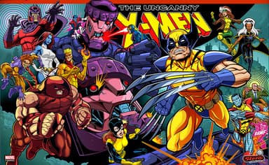 The Uncanny X-Men (Pro) backglass