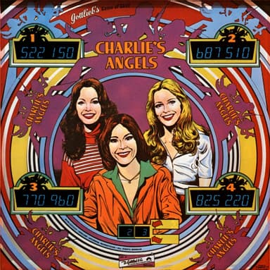 Charlie’s Angels backglass