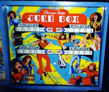 Juke Box backglass