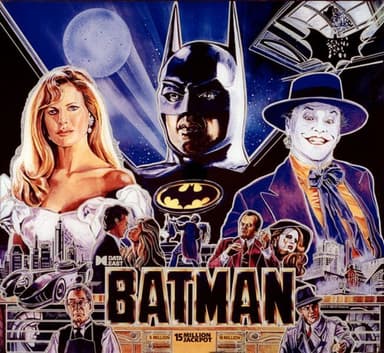 Batman backglass