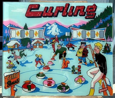 Curling backglass