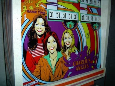 Charlie’s Angels (EM) backglass