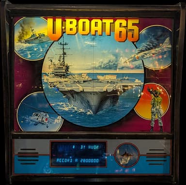 U-Boat 65 backglass
