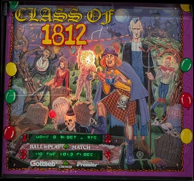 Class of 1812 backglass