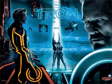 Disney TRON: Legacy backglass