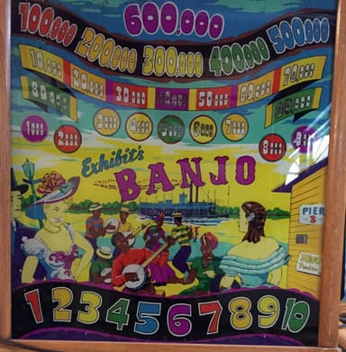 Banjo backglass