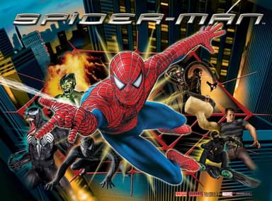 Spider-Man backglass