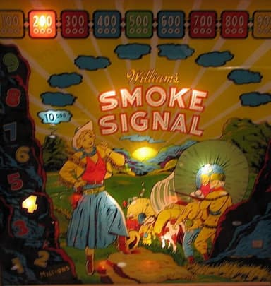 Smoke Signal backglass
