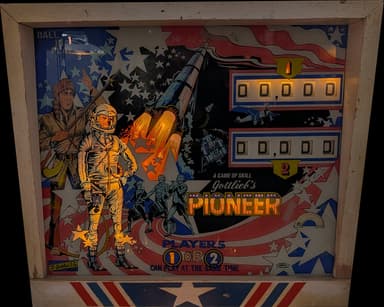 Pioneer backglass