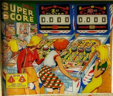 Super Score backglass