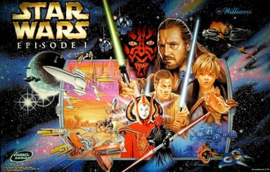 Star Wars Episode I backglass
