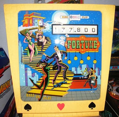 Fortune backglass