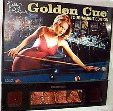 Golden Cue backglass