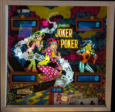 Joker Poker backglass