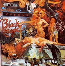 Black Magic backglass