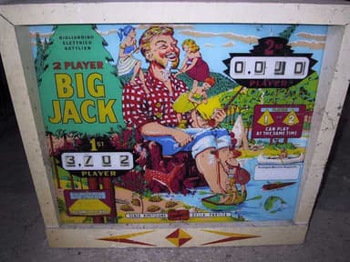 Big Jack backglass
