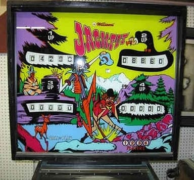 Jackpot backglass