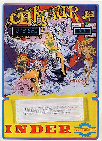 Centaur backglass