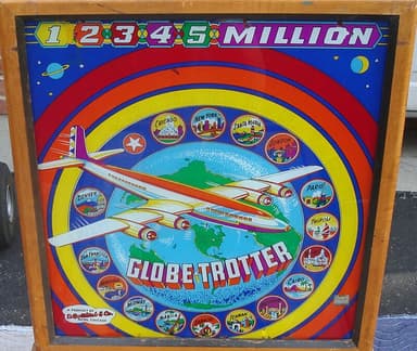 Globe Trotter backglass