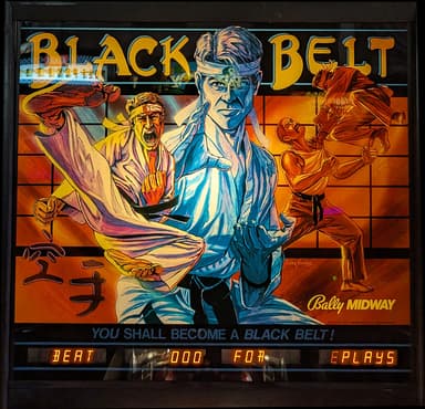 Black Belt backglass