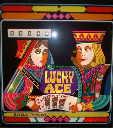 Lucky Ace backglass