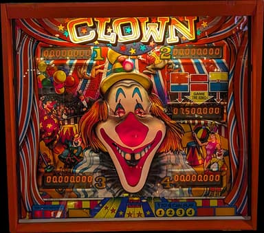 Clown backglass