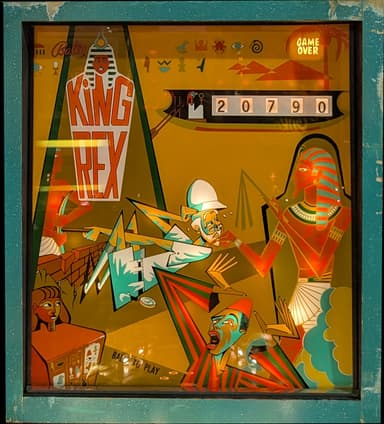 King Rex backglass