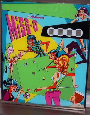 Miss-O backglass