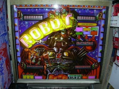 Robot backglass