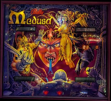 Medusa backglass