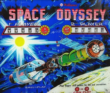 Space Odyssey backglass
