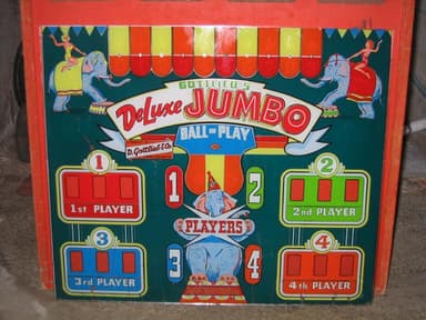 Deluxe Jumbo backglass