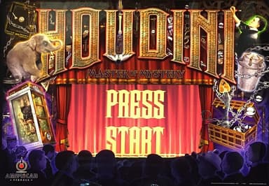 Houdini: Master of Mystery backglass