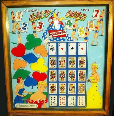 Easy Aces backglass