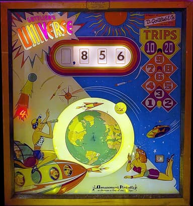 Universe backglass