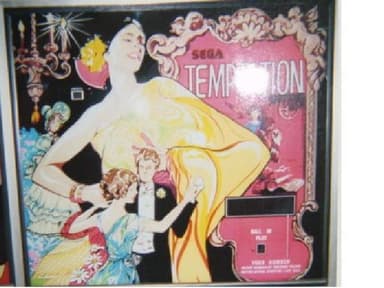 Temptation backglass