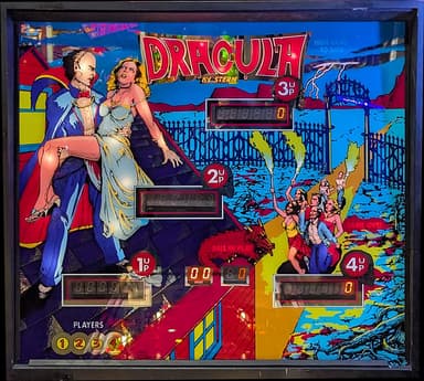 Dracula backglass