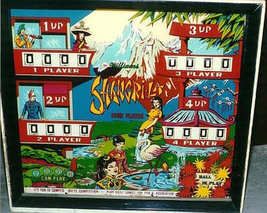 Shangri-La backglass