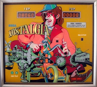 Nostalgia backglass