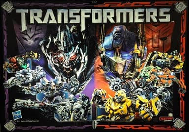 Transformers (LE) backglass