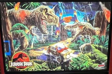 Jurassic Park (Home Edition) backglass