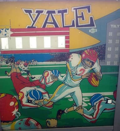 Yale backglass